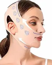 V Shape Face Lift Strap, Reusable V Line Lifting Mask, Relieve Sagging Skin, Reduce Pwelling and Firm Skin, Double Chin Strap, Lift Tape for Lifting, Double Chin Reducer, For Men and Women