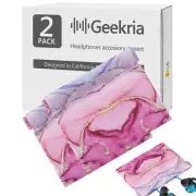 Geekria NOVA Pocket Earphone Case for Earbuds, Coins