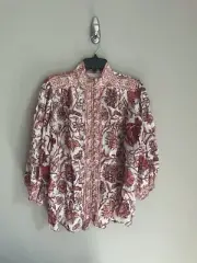 NWT Authentic Zimmermann Vitali Yoke Blouse size AU 3