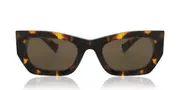 Miu Miu MU09WS VAU06B Men's Sunglasses Tortoiseshell Size 53