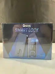 Psos Black Keyless Entry Fingerprint Biometric Keypad Smart Lock