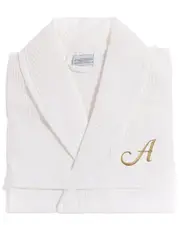 Linum Home Textiles Monogrammed Large Bathrobe