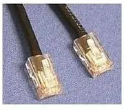 25ft Black Cat5 Patch Cable UTP 568b