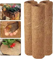 Proxima Direct 3PCS 30 X 100Cm Coconut Mat Natural Coco Liner Roll Coconut Pa...