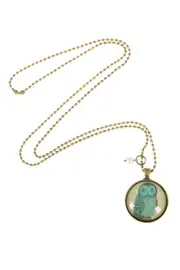 Night Owl W Pearl Pendant--NES-PNIOWL