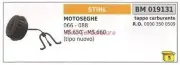 Top Tank Fuel Engine Stihl Chainsaw 066 088 Ms 650 660 019131