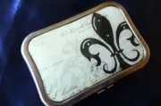 Fashionable Contact Lenses Case...Fleur...one of a kind!