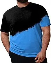 Lime Jumpsuit Men Summer Casual Large Size Short Sleeve O Neck Printed T Shirts Top Blouse Long Sleeve Shirt Stretchy Men