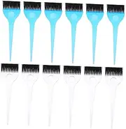 Baluue Hair Dyeing Accessories 12pcs Tint Brush Set Barber Hair Dye Brush for Home and Salon Use
