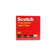 RX LABEL TAPE CLEAR BOX 1.5"X72YD SCOTCH Pack of 6