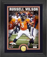 Russell Wilson Denver Broncos NFL Signature Coin Photo Mint