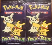 Trick Or Trade BOOster Card Packs- 2. Each Sealed And Containing 3 Random Cards