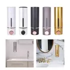 Practical Wall Mounted Liquid Soap Dispenser Refillable Space Saving Shampoo