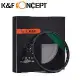K&F Concept 82mm SCHOTT GERMAN CPL 超薄多層鍍膜偏光鏡 KF01.1161