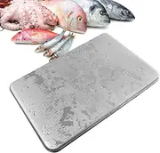 Bvizyelck Stainless Steel Ice Tray - Stainless Steel Ice Packs for Camping, Picnic Basket,No Water Needed Quick Freeze Long-Lasting Cooler Accessories for Lunch Bags Picnics Camping Sporting Events