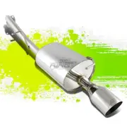 J2 FOR 10-15 PRIUS STAINLESS CAT/AXLE BACK EXHAUST PIPING 4" ROLLED MUFFLER TIP