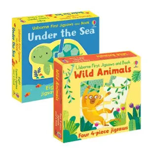 【iBezT】Usborne First Jigsaws and Book(Usborne 厚實不刮手的大片拼圖)