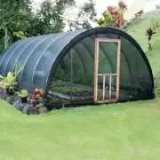 Agfabric 50% UV Resistant Sunblock Shade Cloth with Clips Black Shade Fabric Net