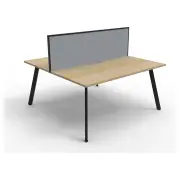 Eternity 2 Person Double Sided Workstation With Screen