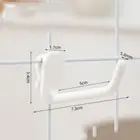 5Pcs/set Display Hooks Wall Hook Goods Shelf Hole Board Hook Holder