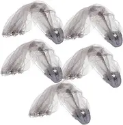 5pcs Outdoor Bug Nets Fishing Mosquito Head Nets Lightweight Mesh Netting for Camping and Fishing Protective Mosquito Hat with Fine Mesh for Insect Protection