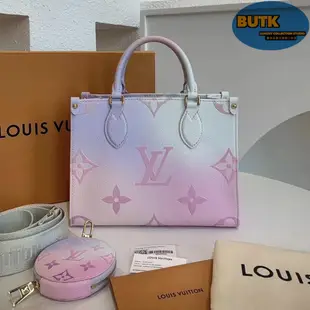 Butk二手之家路易威登 LV ONTHEGO PM 漸變色 小號 三合一 托特包/肩背包/手提包/斜挎包M59856