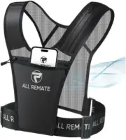 Running Vest Chest Phone Holder Adjustable Reflective Training Workout Gear