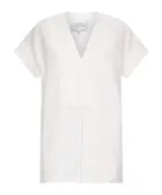 Studio Nicholson V-Neck Short-Sleeved Top 2,3,8,10 White