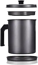 Bacon Grease Container with Strainer, Bacon Grease Saver, Cooking Grease for Storing Oil Can Container, Iron Cooking