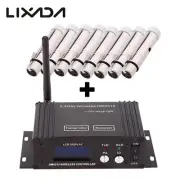 LIXADA 2.4G Wireless DMX512 Receiver Transmitter Light Control Repeater LOT W9A4