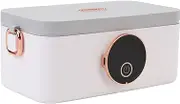 Cordless Electric Lunch Box, 1L 45W Fast Heating Portable Food Warmers, USB Charging Heated Lunch Box Self Heating Food Heater for Car Truck Travel