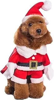 NACOCO Pet Christmas Costumes Dog Suit with Cap Santa Claus Suit Dog Hoodies Cat Xmas Costumes (Red, XXXL)