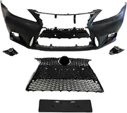 Car Accessories Front Bumper Grill Compatible for Lexus Is 2006-2012 Upgrade New F Sport Style Honeycomb Grille Mesh Body Kits