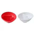 Divided Cereal Bowl Cereal Separator Bowl Container Soup Bowl Separated Snack