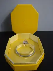 SwarovskI Lucent Bangle Pink Crystal Bracelet 5615111 NEW!!!