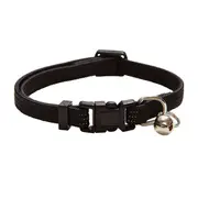 All Day Braided Stretch Cat Collar Black 20-30cm
