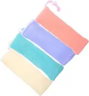 Healeved Pcs Double Layered Soap Holder Mesh Soap Saving Bag Portable Lightweight for Family Use