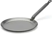 De Buyer Pancake Pan White Sheet Metal with Angled Handle Diamètre 20