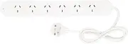 HPM 6 Outlet Surge Protected Powerboard White