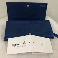 在飛比找蝦皮購物優惠-［全新 Agnes b.漆皮長夾］家中長輩珍寶大出清