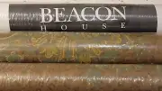 Vintage Beacon House Wallpaper CHATHAM HOUSE 3 Rolls (NOS) New Old Stock