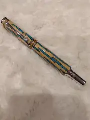 Handmade Majestic Jr. Pen Rollerball Cholla Cactus Turquoise NEW!