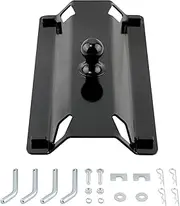 maXpeedingrods Universal Towing 5th Wheel Gooseneck Hitch Adapter Plate for Dodge Ram Pickup Truck Bed Tow 25000 lbs with 2-5/16” Heat Treated Ball