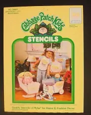 Cabbage Patch Kids Stencils No. 26601 Born in the Cabbage Patch -- NEW