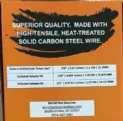 USA Made Steel 8" Wire Crack Cleaning Wheels Little Wonder & Billy Goat Grazors