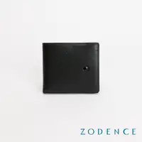 在飛比找蝦皮商城優惠-ZODENCE GEOFF進口真皮11卡短夾 黑 (三折短夾