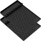 2 Pcs Silicone Griddle Tools Mat Collapsible Silicone Spatula Mat Heat ☀
