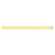 9ct Yellow Gold Fancy Honeycomb 19.7cm Bracelet