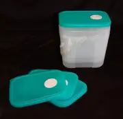 Tupperware Freezer Mates Containers Set 4 Smart Dial Lids New Vintage 650 ml #28