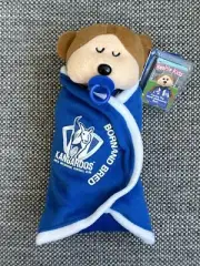 Beanie Kids AFL Frankie The North Melbourne Kangaroos Bear BKAFL052